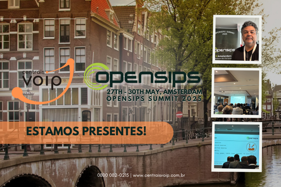 Estamos presentes no OpenSIPS Summit 2025 – Amsterdam